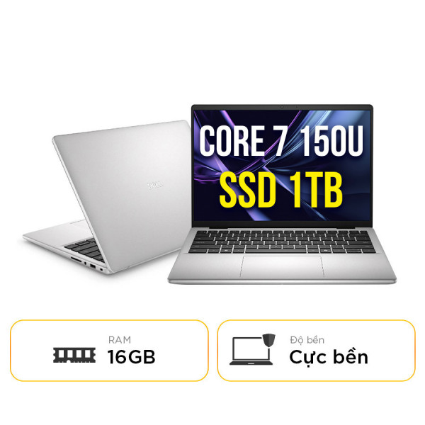 [New 100%] Laptop Dell Pro 14 Essential PV14250 150U 161TBU/161TBW - Intel Core 7 150U | RAM 16GB | SSD 1TB | 14 Inch Full HD+ 