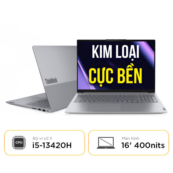 [New 100%] Laptop Lenovo ThinkBook 16 G9 IRL 21US008DVA 2026 - Intel Core i5-13420H | 16GB | 512GB | 16 Inch WUXGA