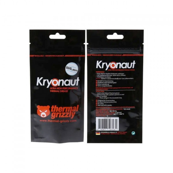 Keo Tản Nhiệt Thermal Grizzly Kryonaut 1g | 5.5g | 11.1g | 37g