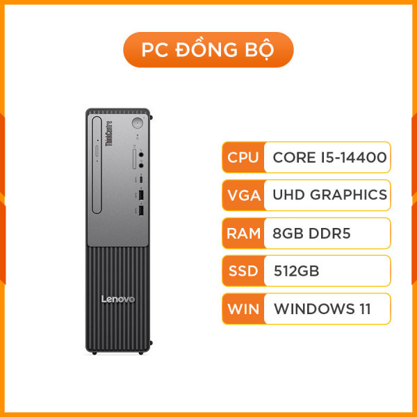 Máy Tính Đồng Bộ Lenovo ThinkCentre Neo 50S G5 12XD002GVA - Intel Core i5-14400 | 8GB | 512GB