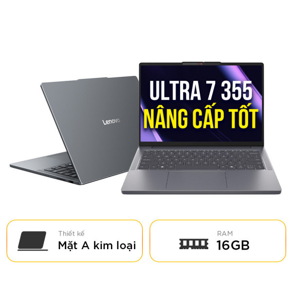 [New 100%] Laptop Lenovo IdeaPad Slim 3 14IPH11 83UQ002GVN - Ultra 7 355 | 16GB | 512GB | 14 Inch WUXGA