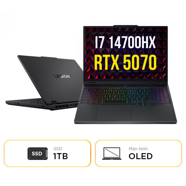 Laptop Cũ Gaming Lenovo Legion 5 15IRX10 - Intel Core i7 14700HX | 24GB | 1TB | RTX 5070 | 15 Inch WQXGA OLED