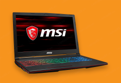 Laptop Gaming MỚI MSI GP63 Leopard 8RE (Intel Core i7 8750H, RAM 16GB, 128GB NVMe SSD + HDD 1TB, Nvidia GeForce® GTX 1060, 15.6" FullHD 120Hz, KeyLED RGB)
