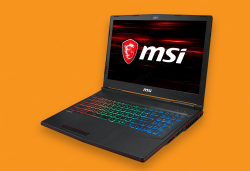 Laptop Gaming MỚI MSI GP63 Leopard 8RE (Intel Core i7 8750H, RAM 16GB, 128GB NVMe SSD + HDD 1TB, Nvidia GeForce® GTX 1060, 15.6" FullHD 120Hz, KeyLED RGB)
