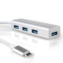 Cáp chuyển đổi S88 Type C to USB 4 cổng 3.0	