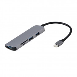 Cáp chuyển đổi S88 Type C to USB 3 cổng 3.0 + đầu đọc thẻ nhớ	