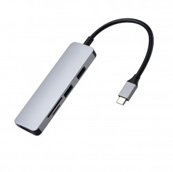 Cáp chuyển đổi S88 Type C to USB 3 cổng 3.0 + đầu đọc thẻ nhớ	