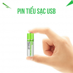 Pin tiểu AA TỰ SẠC đầu USB