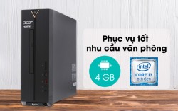 Máy tính để bàn Acer Aspire XC 885 (Case đồng bộ) - i3 8100, RAM 4GB, HDD 1 TB