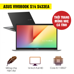 [Mới 100% Full Box] Laptop Asus Vivobook S14 S433EA-EB100T/AM439T/EB101T - Intel Core i5
