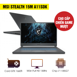 [Mới 100% Full Box] Laptop MSI Stealth 15M A11SDK 061VN/060VN - Intel Core i7