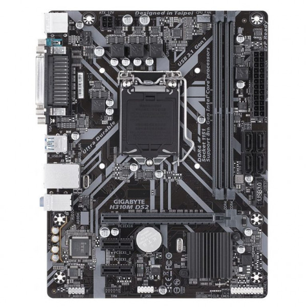 Mainboard GIGABYTE H310M-DS2 (Intel H310, Socket 1151, m-ATX, 2 khe RAM DDR4)