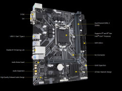 Mainboard GIGABYTE B365M-D2V (Intel B365, Socket 1151, m-ATX, 2 khe RAM DDR4)