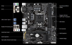 Mainboard Gigabyte B460M D2V (Intel B460, Socket 1200, m-ATX, 2 khe RAM DDR4)