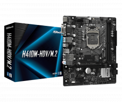 Mainboard ASROCK H410M-HDV/M.2 (Intel H410, Socket 1200, m-ATX, 2 khe Ram DDR4)