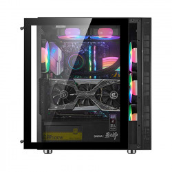 Vỏ Case Gaming SAMA 3703 (Mid tower, kính cường lực, LED RGB)