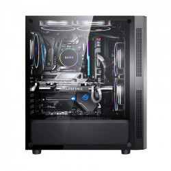 Vỏ case gaming SAMA 3502 (Mid tower, kính cường lực, LED RGB)