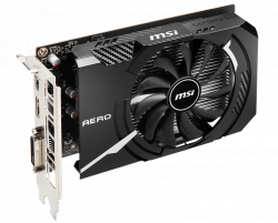 Card đồ họa VGA MSI GTX 1650 D6 AERO ITX 4G OC (4GB GDDR6, 128-bit, DVI+HDMI+DP, 1x6-pin)