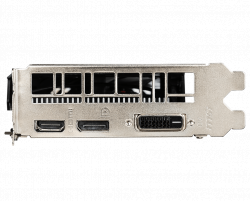 Card đồ họa VGA MSI GTX 1650 D6 AERO ITX 4G OC (4GB GDDR6, 128-bit, DVI+HDMI+DP, 1x6-pin)
