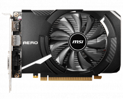 Card đồ họa VGA MSI GTX 1650 D6 AERO ITX 4G OC (4GB GDDR6, 128-bit, DVI+HDMI+DP, 1x6-pin)