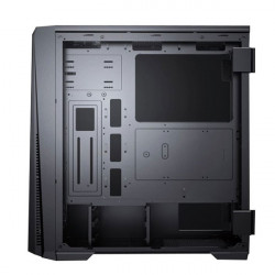 Vỏ case gaming SAMA 2101 (Mid tower, mica, sẵn 3 fan LED đỏ 12cm)