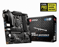 Mainboard MSI MAG B460M BAZOOKA (Intel B460, Socket 1200, m-ATX, 4 khe RAM DDR4)