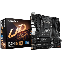 Mainboard Gigabyte B460M D3H (Intel B460, Socket 1200, m-ATX, 4 khe RAM DDR4)