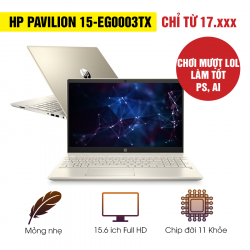 [Mới 100% Full Box] Laptop HP Pavilion 15-eg0003TX 2D9C5PA - Intel Core i5