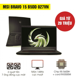 [Mới 100% Full Box] Laptop MSI Bravo 15 2021 B5DD 027VN - AMD Ryzen 5