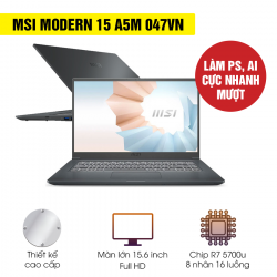 [New 100%] Laptop MSI Modern 15 A5M 235VN- AMD Ryzen 7