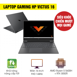 [Mới 100% Full box] Laptop HP Victus 16 2021 E0179ax 4R0V0PA- AMD Ryzen 5 5600H RTX 3050Ti