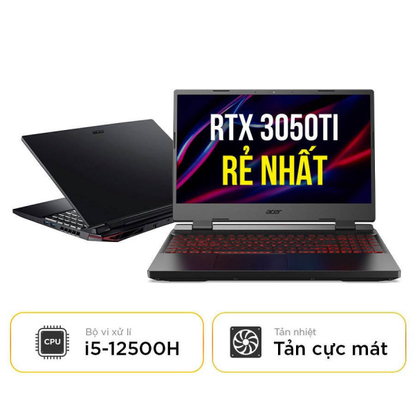 [New Outlet] Laptop Acer Nitro 5 AN515-58-57Y8 - Intel Core i5-12500H | Nvidia RTX 3050Ti | 15.6 Inch Full HD 