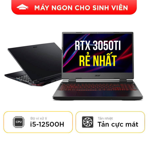 [New Outlet] Laptop Acer Nitro 5 AN515-58-57Y8 - Intel Core i5-12500H | Nvidia RTX 3050Ti | 15.6 Inch Full HD 