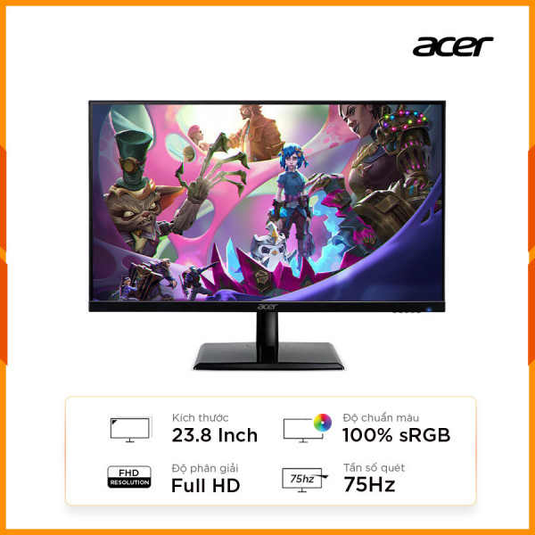 Màn hình máy tính 24 Inch Acer EK241Y Full HD 75Hz Gaming Mới