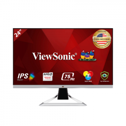 Màn hình Viewsonic 23.8inch VX2481-MH (23.8inch/FHD/IPS/75Hz/1ms/250nits/HDMI+VGA/Loa/FreeSync