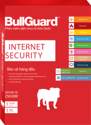 Phần mềm diệt virus Bullguard Internet Security-1 năm 2 máy-ESD