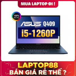 [New 100%] Laptop Asus Zenbook Q409ZA-90NB0WC1 (2022) - Intel Core i5 1240P | Màn Oled 100% DCI-P3