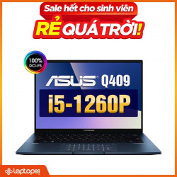 [New 100%] Laptop Asus Zenbook Q409ZA-90NB0WC1 (2022) - Intel Core i5 1240P | Màn Oled 100% DCI-P3