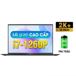 [New 100%] Laptop LG Gram 16ZD90Q-G.AX72A5 - Intel Core i7- Gen 12th | 16 Inch 2K 99% DCI-P3