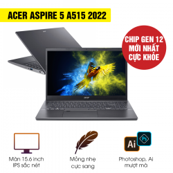 [New 100%] Laptop Acer Aspire 5 A515-57-52Y2 - Intel Core i5-1235U | 15.6 Inch Full HD [2022]