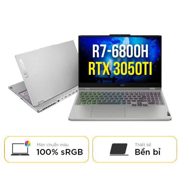 [New 100%] Laptop Lenovo Legion 5 15ARH7 82RE0036VN - AMD Ryzen 7 - 6800H | RTX 3050Ti | 15.6 inch Full HD