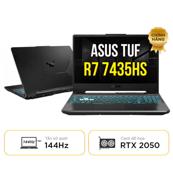 [New 100%] Laptop Asus TUF Gaming A15 FA506NFR-HN075W - AMD Ryzen™ 7 7435H | 16GB | RTX 2050 | 15.6 inch Full HD 144Hz