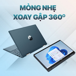 [Mới 100% Full Box] Laptop HP Pavilion x360 2 in 1 14-ek0073dx 7H713UA - Intel Core i5-1235U | 14 Inch Full HD
