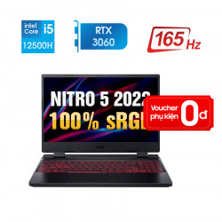 [New 100%] Laptop Acer Nitro 5 Tiger 2022 AN515-58-54CT - Intel Core i5-12500H | RTX 3060 | 15.6 Full HD 100% sRGB