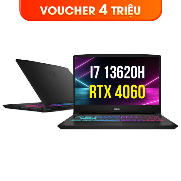 [New 100%] Laptop MSI Katana 15 B13VFK 676VN - Intel Core i7 - 13620H | RTX 4060 | 15.6 Inch Full HD 144Hz
