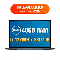 [New Outlet] Laptop Dell Inspiron 16 Plus 7620 - Intel Core i7 12700H | RAM 40GB | SSD 1TB | 16 inch QHD+ (3K)