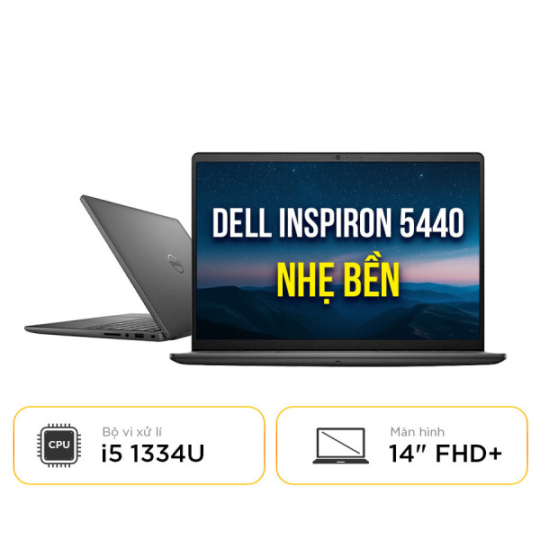 [New 100%] Laptop Dell Inspiron 5440 5463BLK - Intel Core i5 1334U | 14 Inch Full HD+