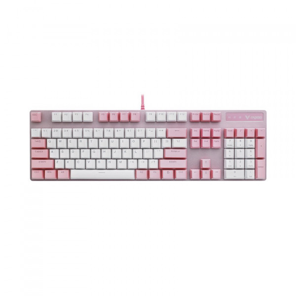 [New 100%] Bàn phím cơ RAPOO V500 Pro White Blue | White Red | White Pink (12310 | 12311 | 12113 | 11731 )