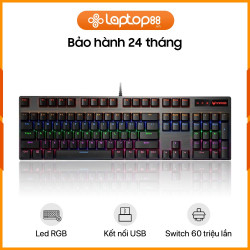 [New 100%] Bàn phím có dây RAPOO V500 Pro Black - Brown/Blue/Red/Black Switch (17726 | 17724 | 17725 | 17723)