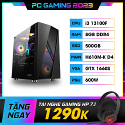 [New 100%] PC Gaming Intel Core i3-13100 | GTX 1660s / RTX 3060 